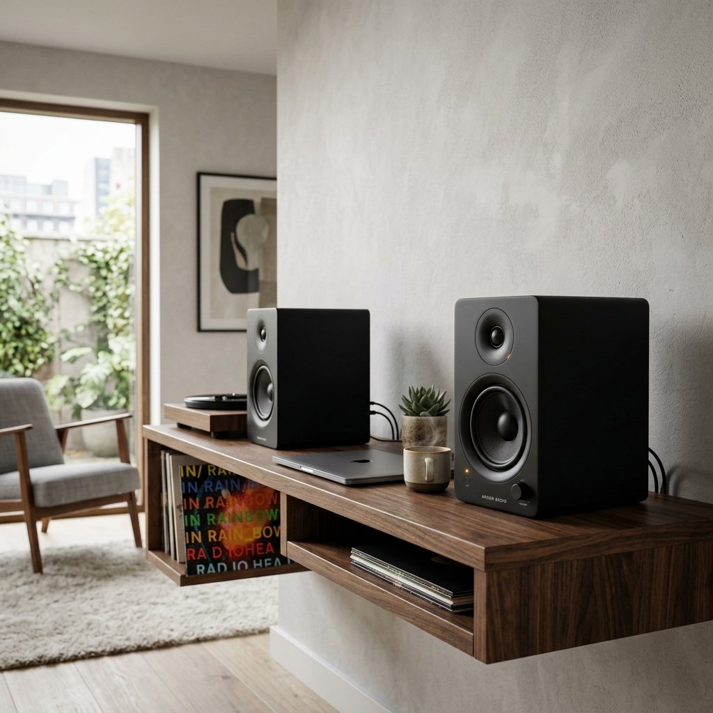 Argon Audio FENRIS A4 in un salotto moderno